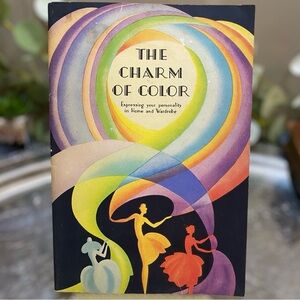 1928 Advertising Home & Wardrobe Phamplet Book Color Using Dyes Tints Vintage